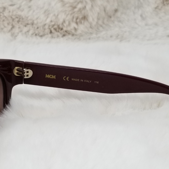 Authentic NWT MCM Bordeaux Cat Eye Sunglasses - Picture 6 of 6